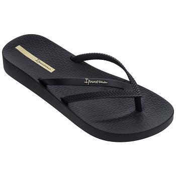 Ipanema Flip Flops Women Bossa Soft Black 670198ICZ Ireland